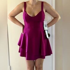 Emerald Sundae Magenta Dress